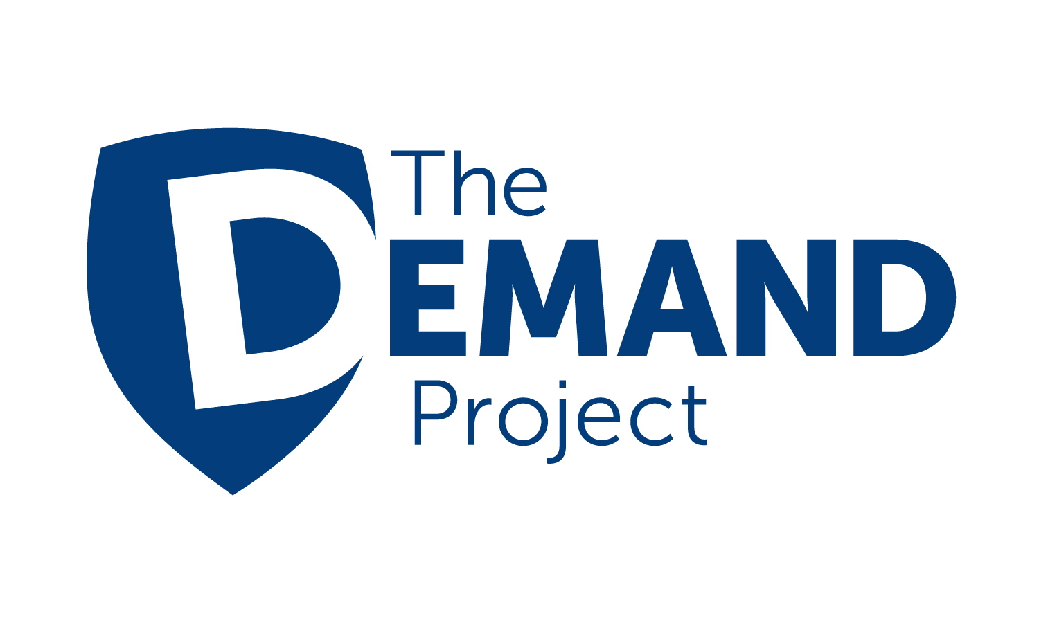 demand project logo blue